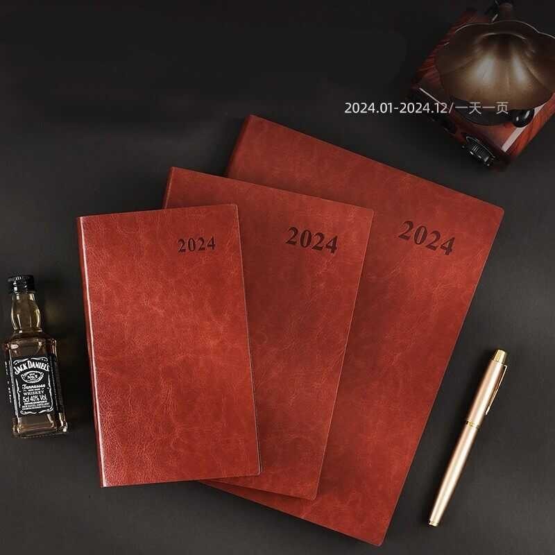 2024 Year Agenda Planner A4/A5/A6 Daily Plan Notebook Monthly Plan Notepad Journal School Office D