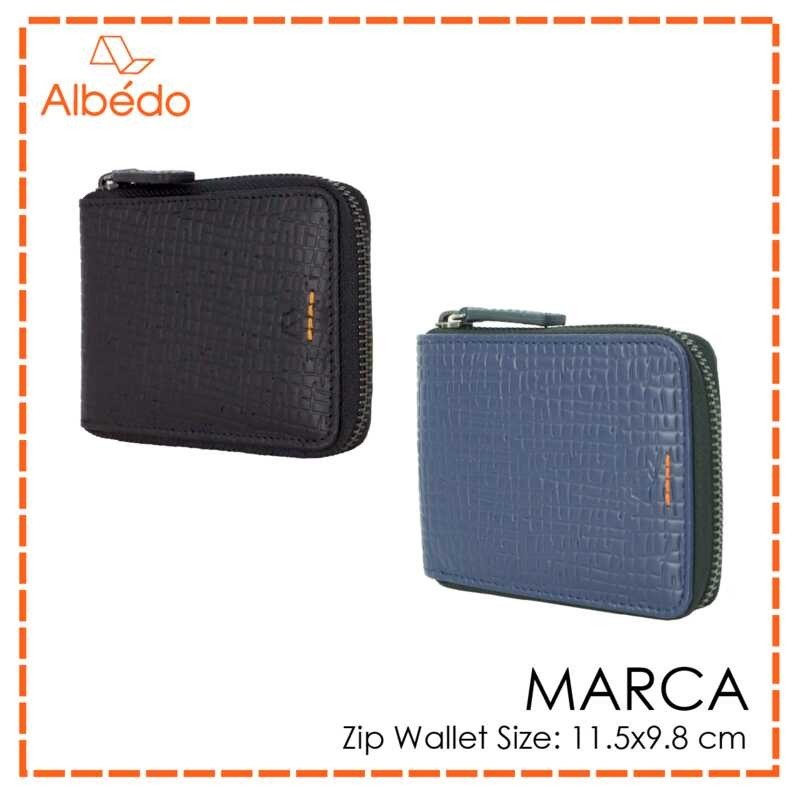 ALBEDO กระเป๋าสตางค์/กระเป๋าใส่บัตร ZIP WALLET รุ่น MARCA - MC01255/