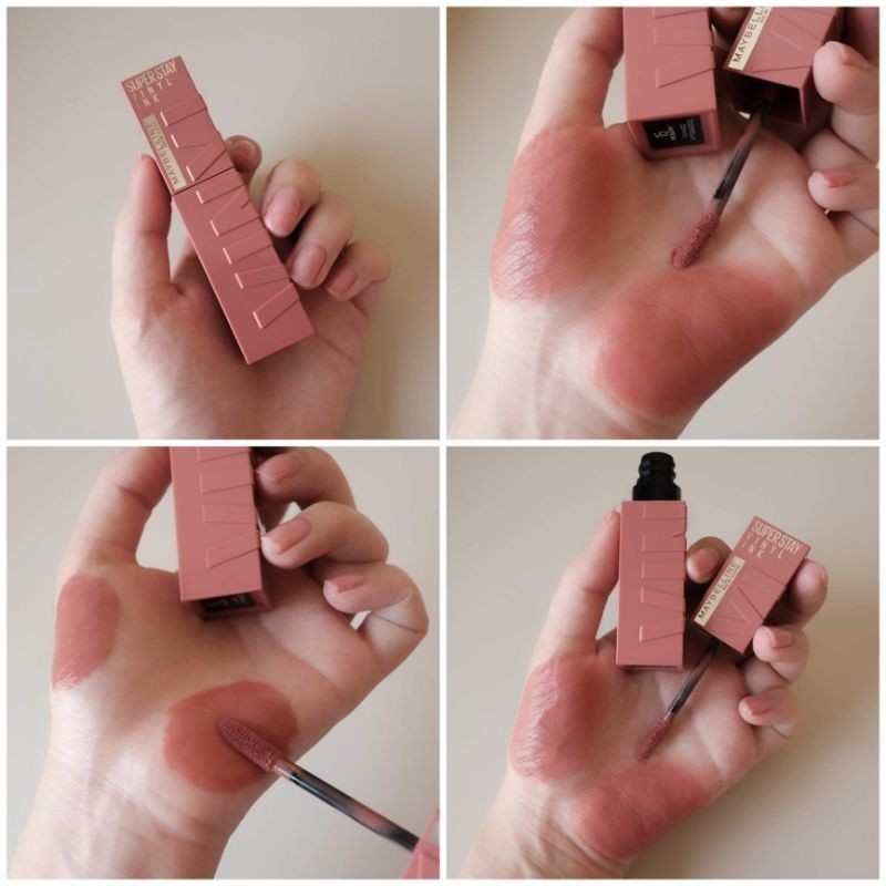 Maybelline Superstay Vinyl Ink Peachy สีชมพู สวยมาก สีส ้ มน ้ อย เปลือยไม ่ ป ่ วย สับสวยไป