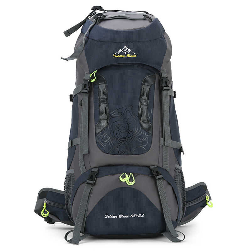 Camping Hiking 70L Large Capacity Mountaineering Pack Waterproof Travel Backpack