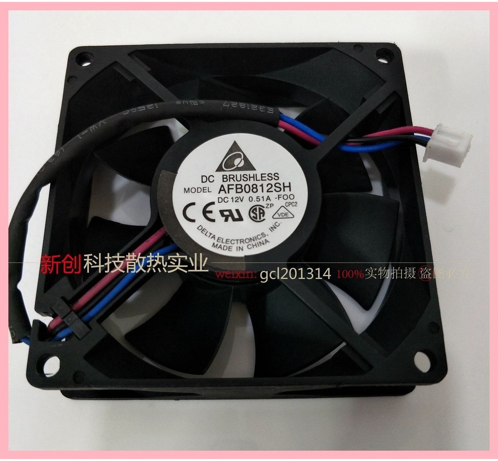 8 ซม.8025 12V 3 สายพัดลมระบายความร้อน UPS C1K C2K C3K Power Fan
