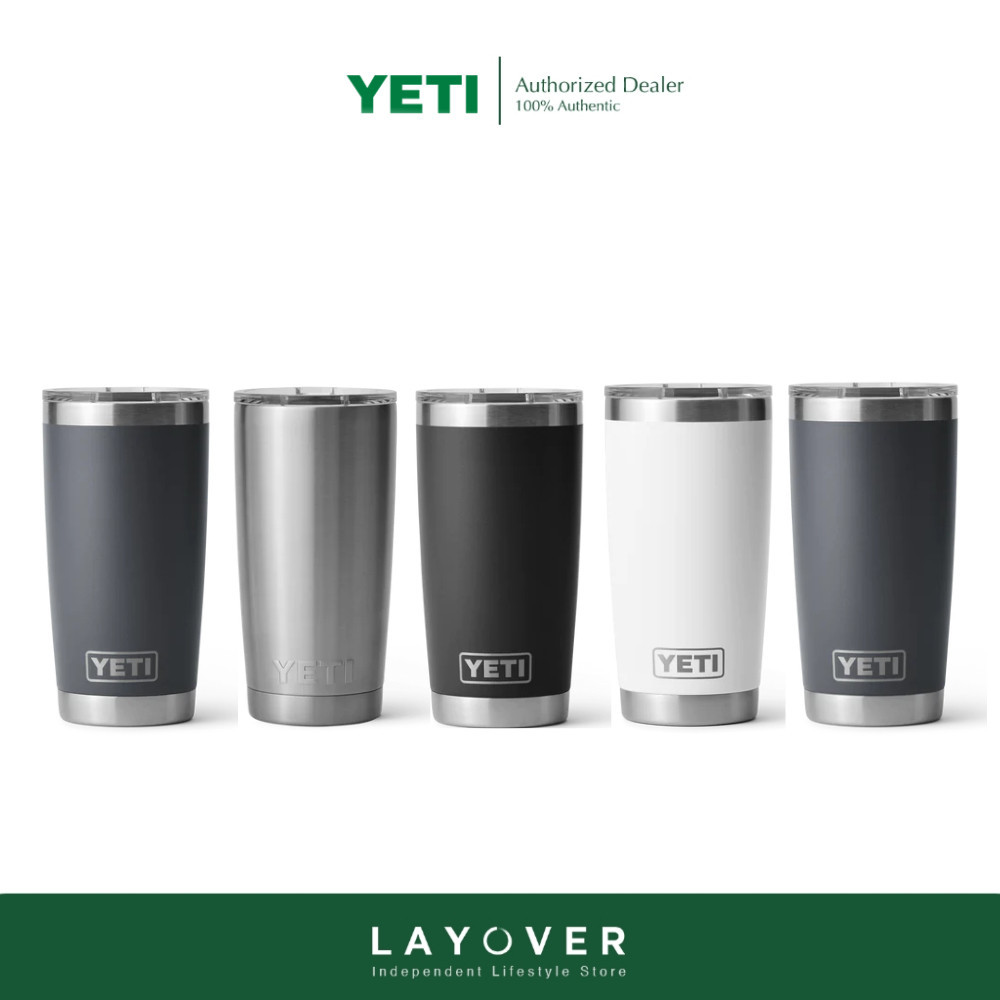 [ส่วนลด20% 20XTRA625] [สินค้าแท้ รับประกัน 1 ปี] Yeti แก้วน้ำ รุ่น Rambler 20 OZ Tumbler With Magsl