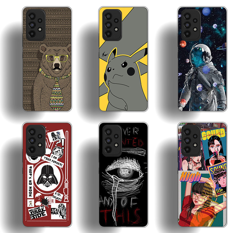เหมาะสําหรับ Samsung Galaxy A53 A51 A52 A52s เคสโทรศัพท์ TPU นิ่มปุ่มเคลือบด้วยไฟฟ้าเปลือกป้องกันดูดซับแรงกระแทก