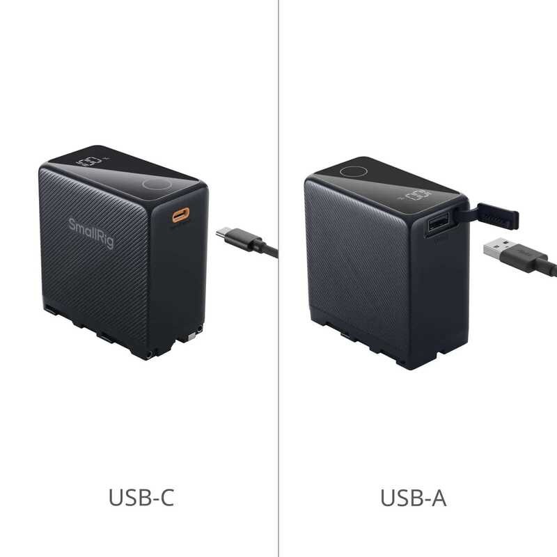❤️ Np-F970ขนาดเล็ก10500มิลลิแอมป์ต่อชั่วโมง Usb-C แบตเตอรี่กล้องแบบชาร์จไฟได้สำหรับโซนี่กล้องนิ