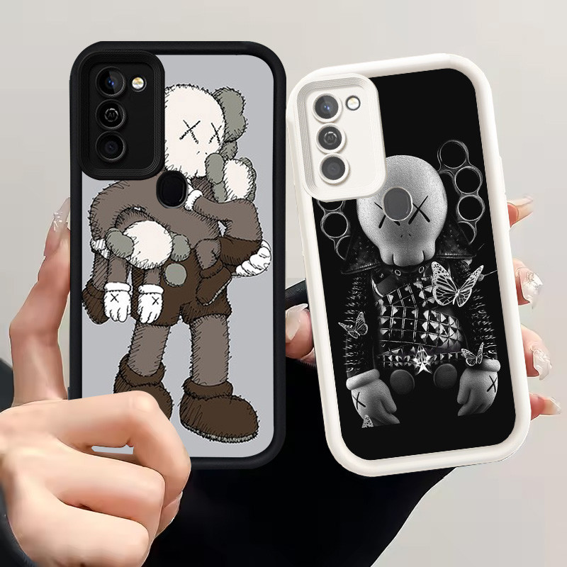 เคสสําหรับ Infinix HOT 11 12 Play Smart 6 5 10 Plus เคสซิลิโคน H-38 KAWS