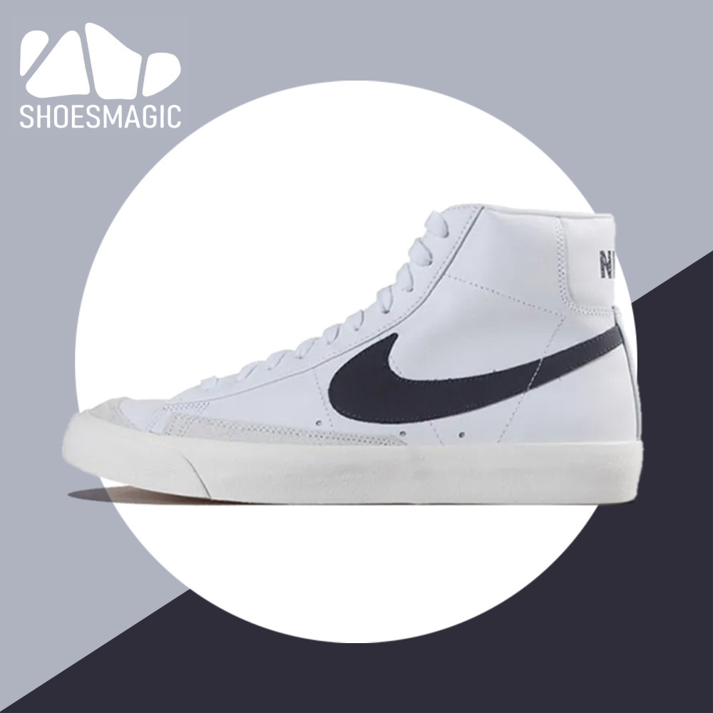 ♞,♘,♙-พร้อมส่ง-แท้% Nike Blazer Mid 77 Vintage anti-slip Retro Sneakers