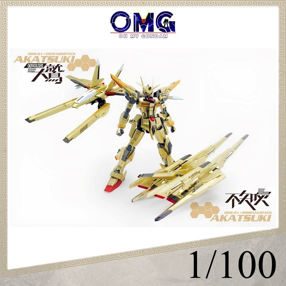 Wuji MG 1/100 Akatsuki (Oowashi Pack/Shiranui Pack Full Set) MG Akatsuki Oowashii Shiranui Plastic M