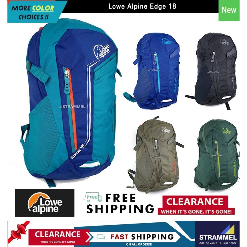 กระเป๋าเป้สะพายหลัง Lowe Alpine Edge 18 สําหรับขี่จักรยาน เดินป่า เล่นกีฬา กลางแจ้ง