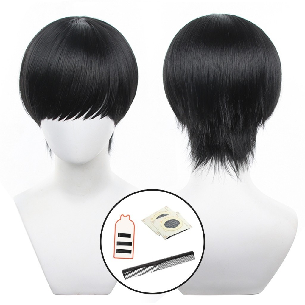 Holoun Mashle Cosplay Wig Mash วิกผมคอสเพลย์ มังงะมังงะ กุหลาบ ตาข่ายสังเคราะห์ ของขวัญฮาโลวีน