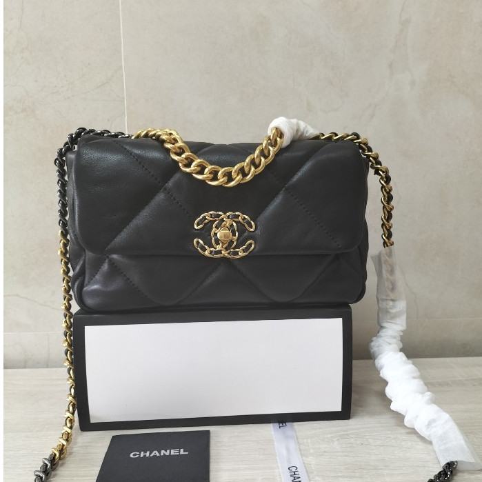 [พร้อมส่ง] Chanel Classic 19bag Series กระเป๋าถือ กระเป๋าสะพายไหล่ หนังวัวแท้ สําหรับสตรี