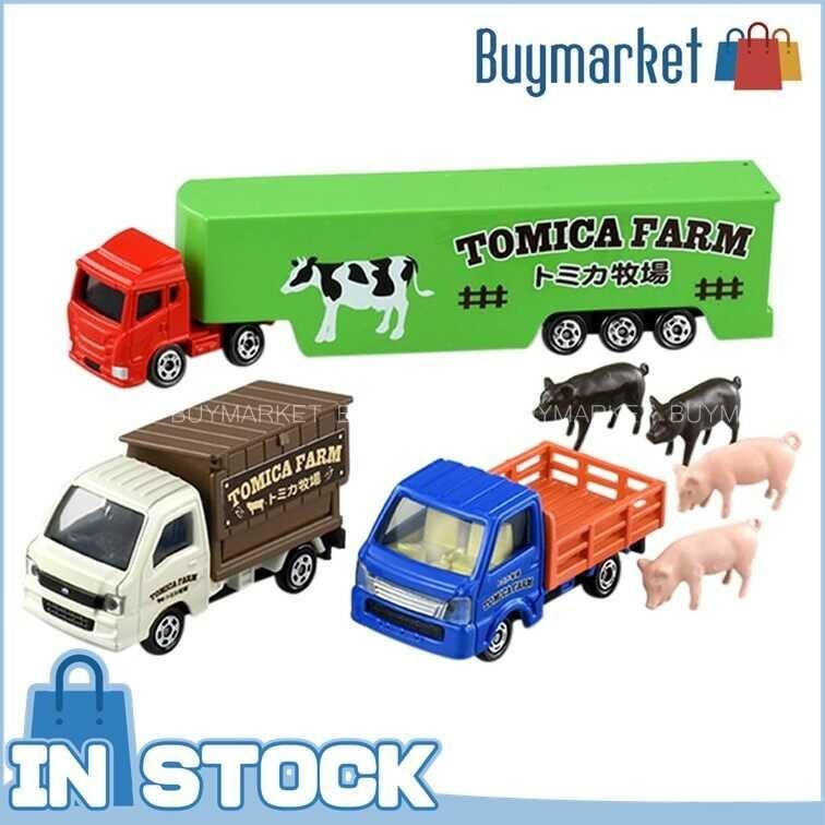 [Authentic] Takara Tomy Tomica Gift Set Die-Cast Model Car Farm Truck Set (4 Cars) S) S) S) s)