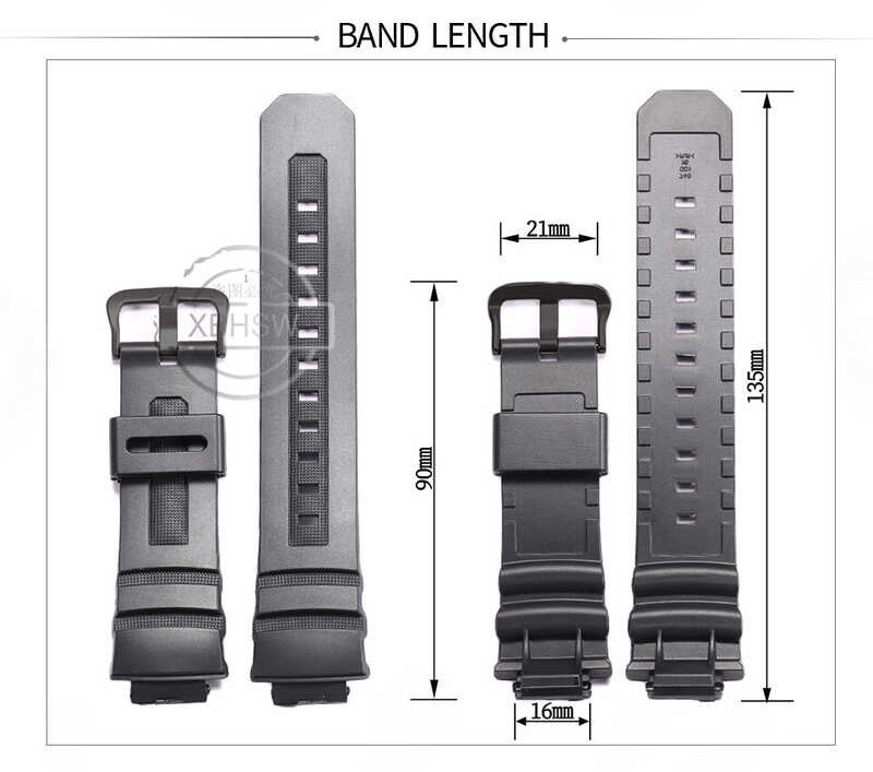 ➧ สายนาฬิกาเรซิน Aw591ยาง G-Shock นาฬิกา Aw-590 101ผู้ชายกันน้