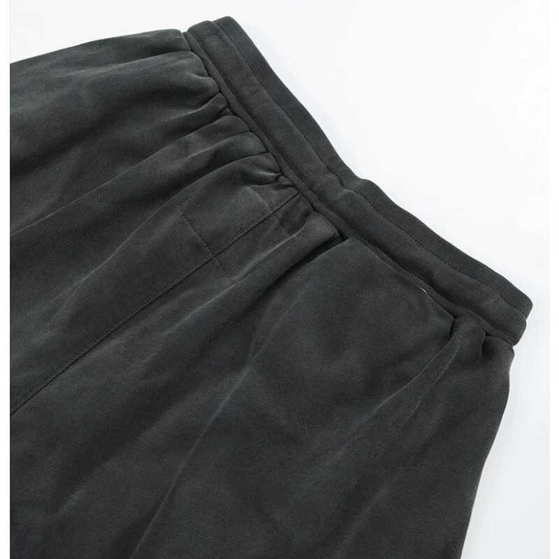 ➧ กางเกงห้าส่วนมีหูรูดแบบลำลองกางเกงกีฬาหลวม Rrr123พิ