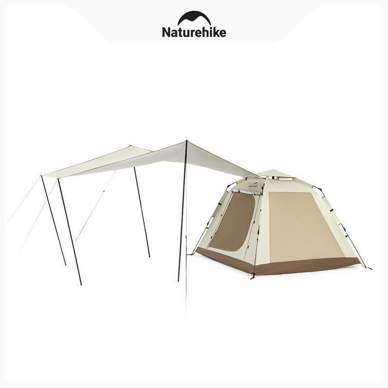 Naturehike New Ango Picnic Quick Opening Tent Camping Three Person Fully Automatic Tent Two In One Canopy