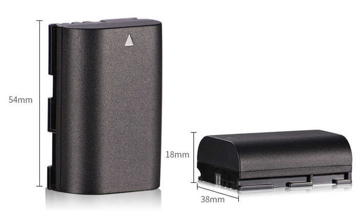 ➧ แบตเตอรี่ LP E6 E6n + ชุดชาร์จไฟ LED แบบ Dual Charger สำหรับ Canon n