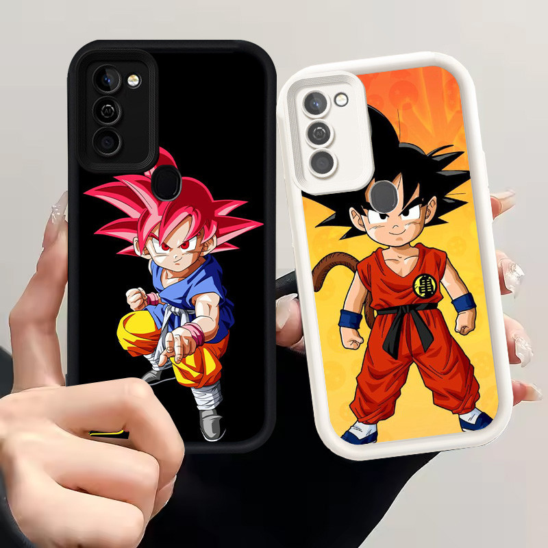 ปลอกสําหรับ Infinix HOT 11 12 Play Smart 6 5 10 Plus เคสซิลิโคน H-5 Dragon Ball Goku