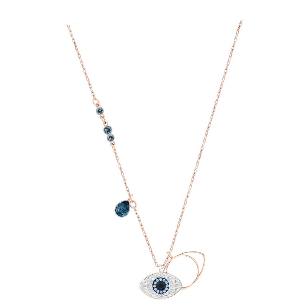 



 ♞,♘THAISwarovsk สร้อยข้อมือ/สร้อยคอ แท้ สวารอฟสกี้ Symbolic Blue eyes ของขวัญที่ดีที่สุด 100%