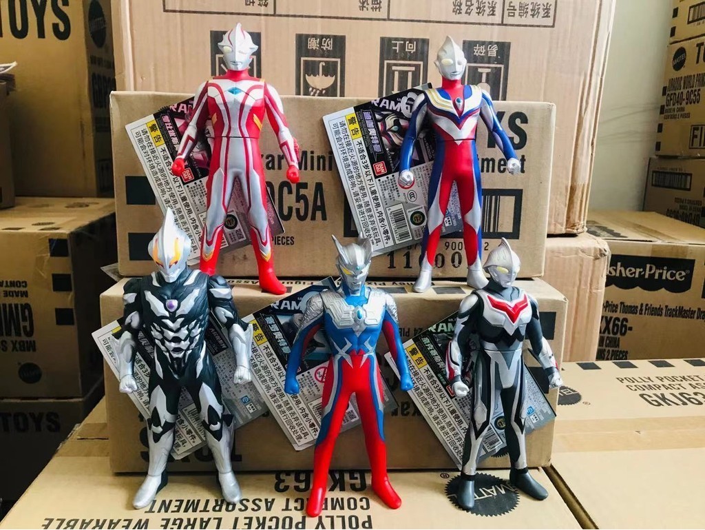 Japanese Bandai Big Soft Rubber Diga Othello Ultraman Naxas Extreme Evil Belia Doll