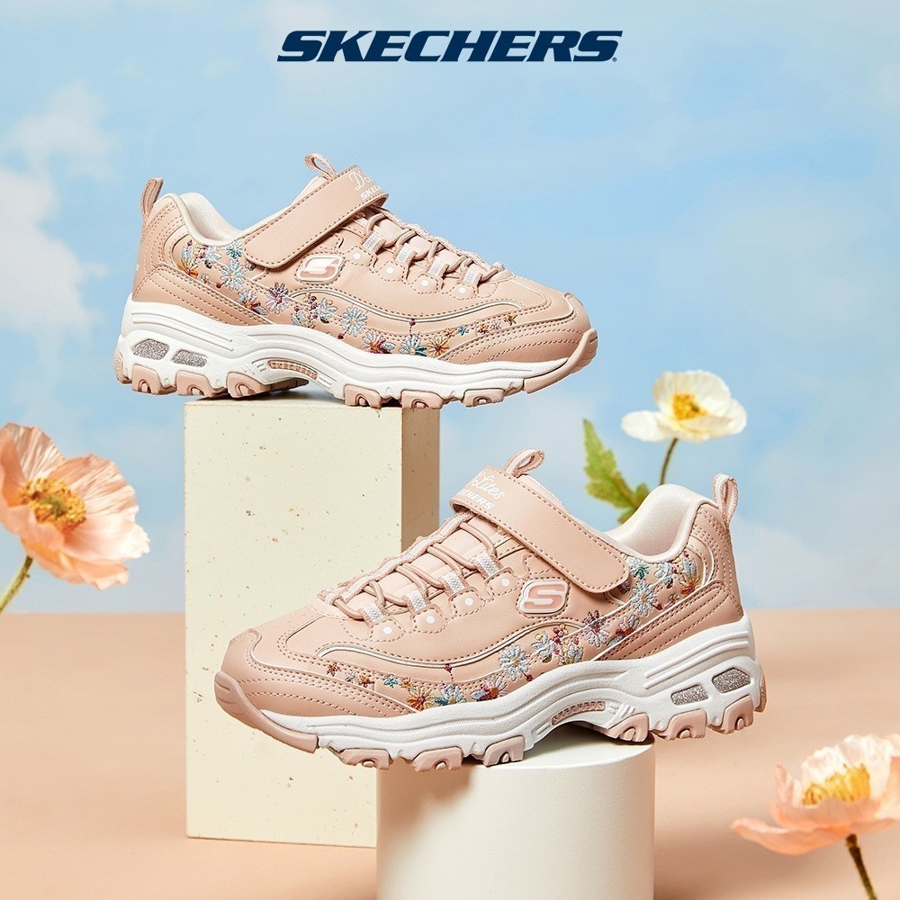 Skechers สเก็ตเชอร์ส รองเท้า เด็กผู้หญิง Sport D'Lites Shoes - 302525L-LTPK