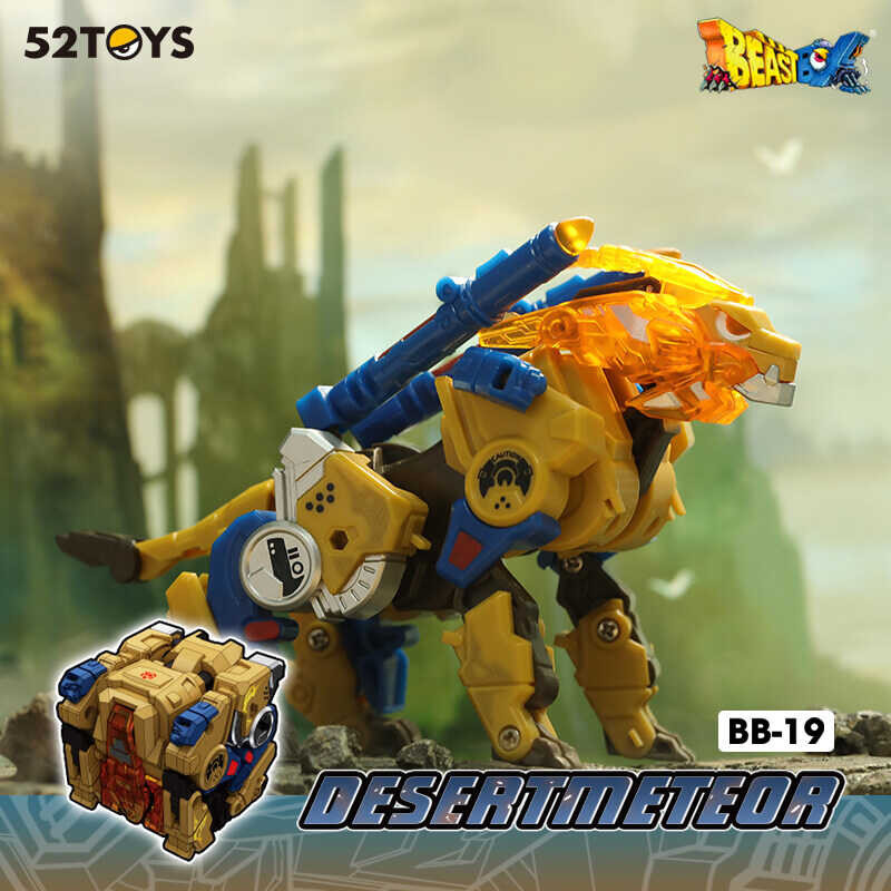 52Toys BEASTBOX Bb-19 DESERTMETEOR Mecha Deformation Action Figure Portable Model