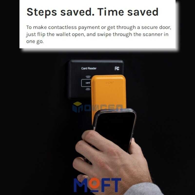 ❤ MOFT Flash Wallet & Stand/Leather Magnetic Wallet,Pocket Pouch Holder,Magsafe Compatible,Easy S