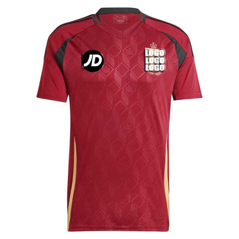 Home UEFA Belgium Euro 2024/25 Player Version Jersey Men Football Shirt