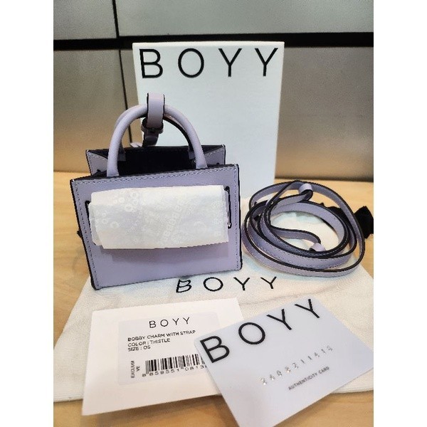 ♞New Boyy bobby charm สี ม่วง