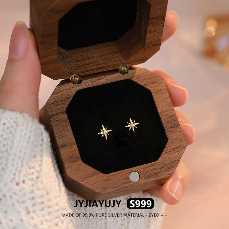 JYJIAYUJY ต่างหู S999เงินแท้100% 6.5มม.