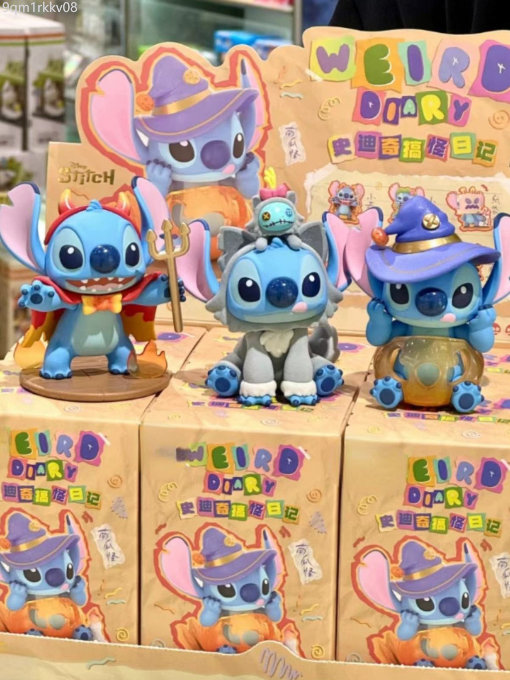 จุดสินค้า ♞,♘,♙Toptoy Toptoy Disney Stitch Funny Diary Series Stitch Blind Box Figure Desktop Ornam