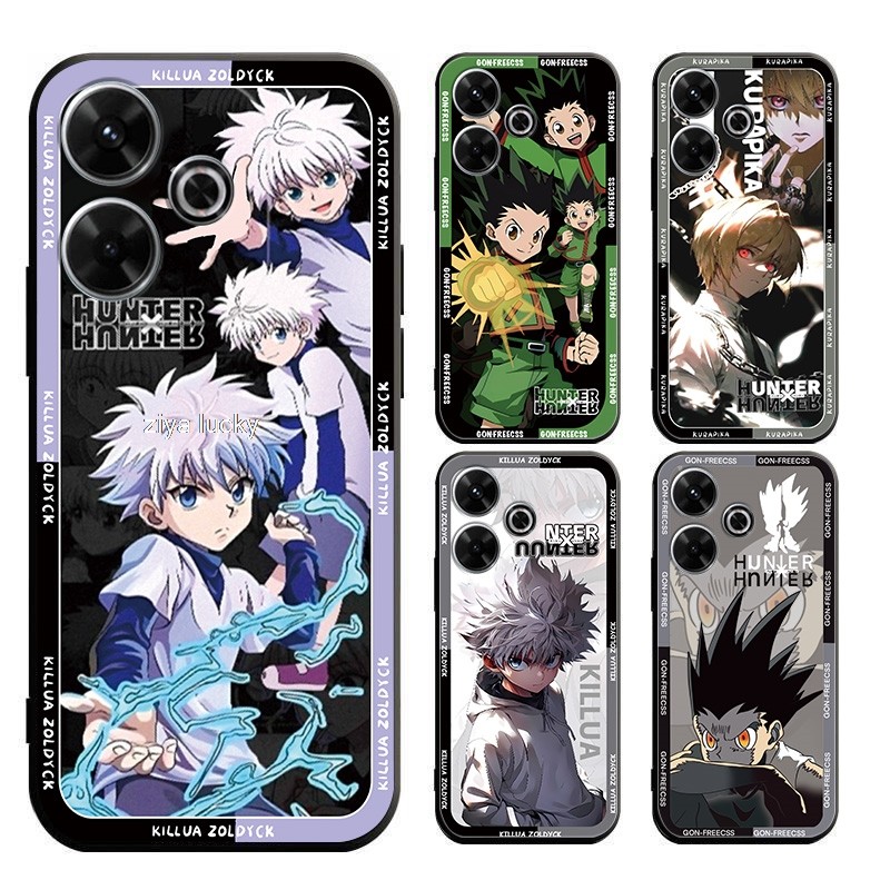 เคสสําหรับ Redmi Note 13R 5G Xiaomi Poco M6 4G HUNTER gon Killua Matte Case Soft Cover