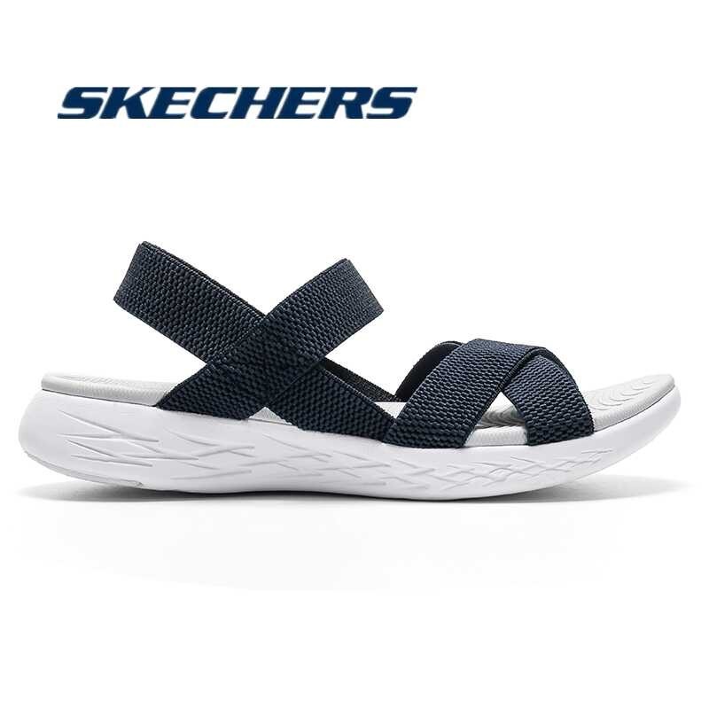 Skechers_Gorun สเก็ตเชอร์ส ❤ รองเท้าแตะ ผู้หญิง สเกตเชอร์_Gowa