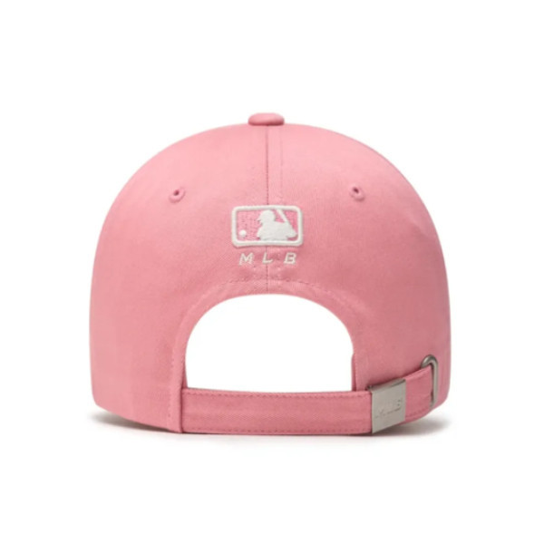 ♞,♘MLB หมวก Unisex MLB NY หมวกเเก็ปโลโก้ลายปักNY สีชมพู