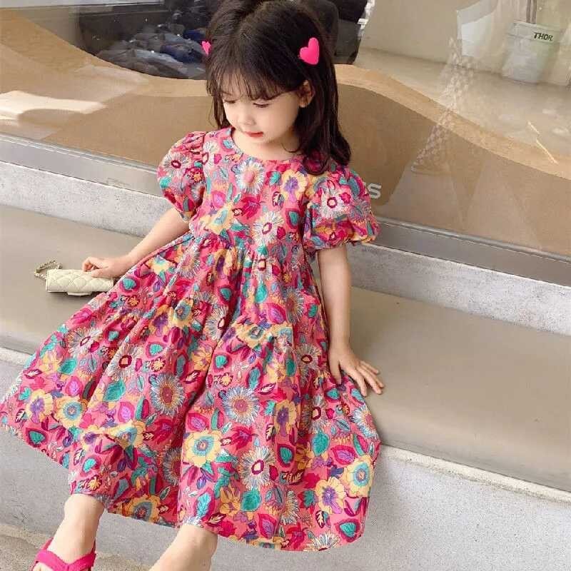 ❤ K Children's Fashion High Quality Bu Baby Korean Dress Kids Girl Casual Clothes 3 4 5 6 7 8 9 1