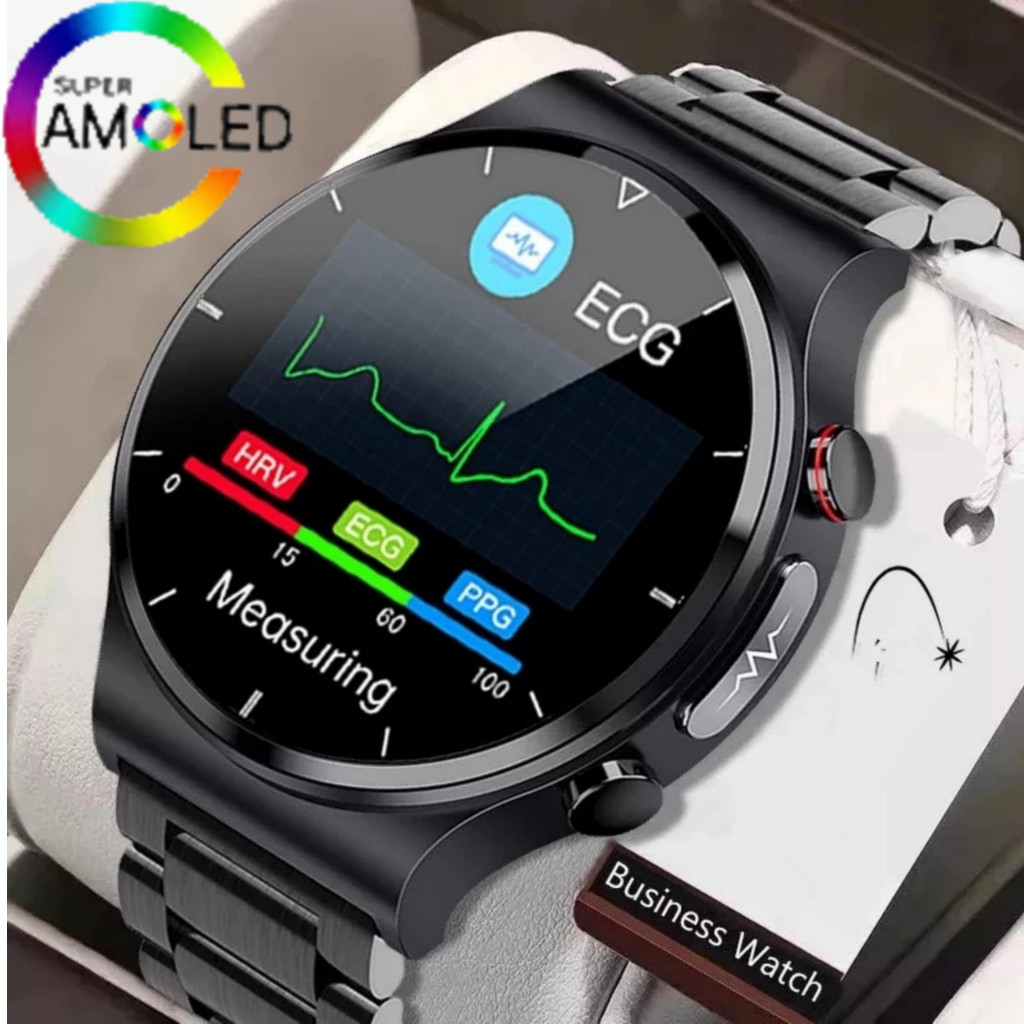 ใหม่ นาฬิกาข้อมือ สมาร์ทวอทช์ ECG+PPG วัดอัตราการเต้นหัวใจ ความดันโลหิต IP68 กันน้ํา สําหรับ Huawei
