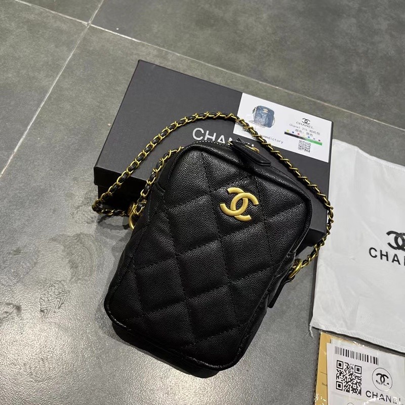 Chanel Lingge Chain Bag Korean Small Square Bag Mini Crossbody Bag Fashion Mobile Phone Bag