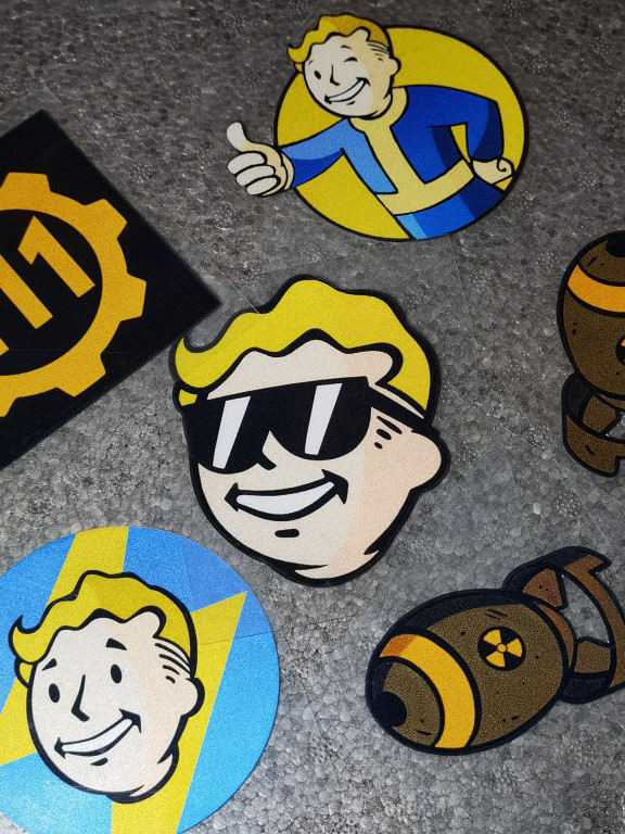 รังสี 4 สติกเกอร์รถสติกเกอร์เกมรังสีรถสติกเกอร์ fallout4B Club เกม Shelter เด็ก BB เด็ก