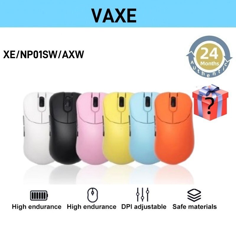 Vaxee XE/NP01SW/AXW Wireless/เมาส ์ ตามหลักสรีรศาสตร ์ ระดับมืออาชีพสําหรับเล ่ นเกมแบบมีสาย