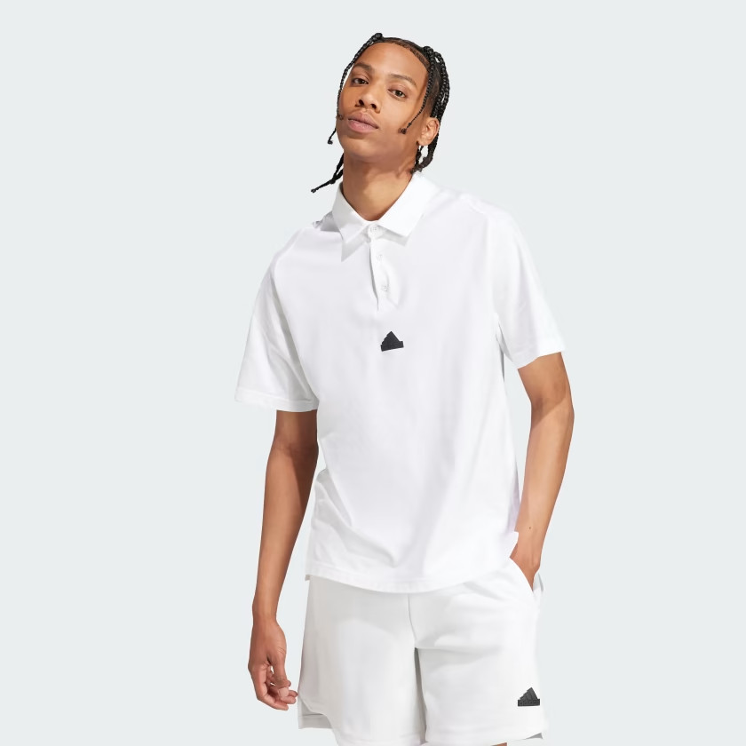 Adidas Premium adidas Premium adidas Zne Polo Shirt- สีขาว