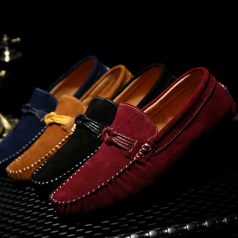 Slip-On Fashion Boat Classics Breathable Man Loafers Daily Casual Leather Shoes