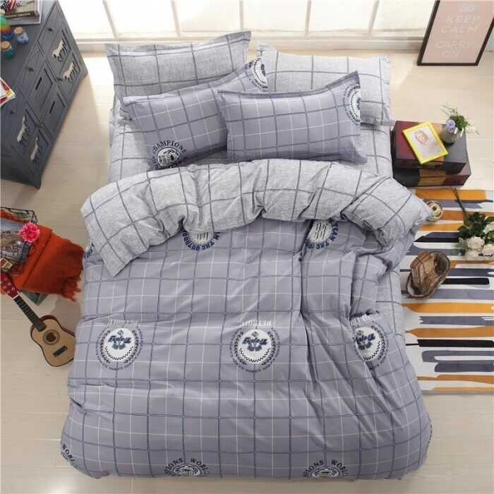 Duvet Cover 1pc Printed Blanket Comforter Quilt Case with Zipper Single Double Queen King Size
