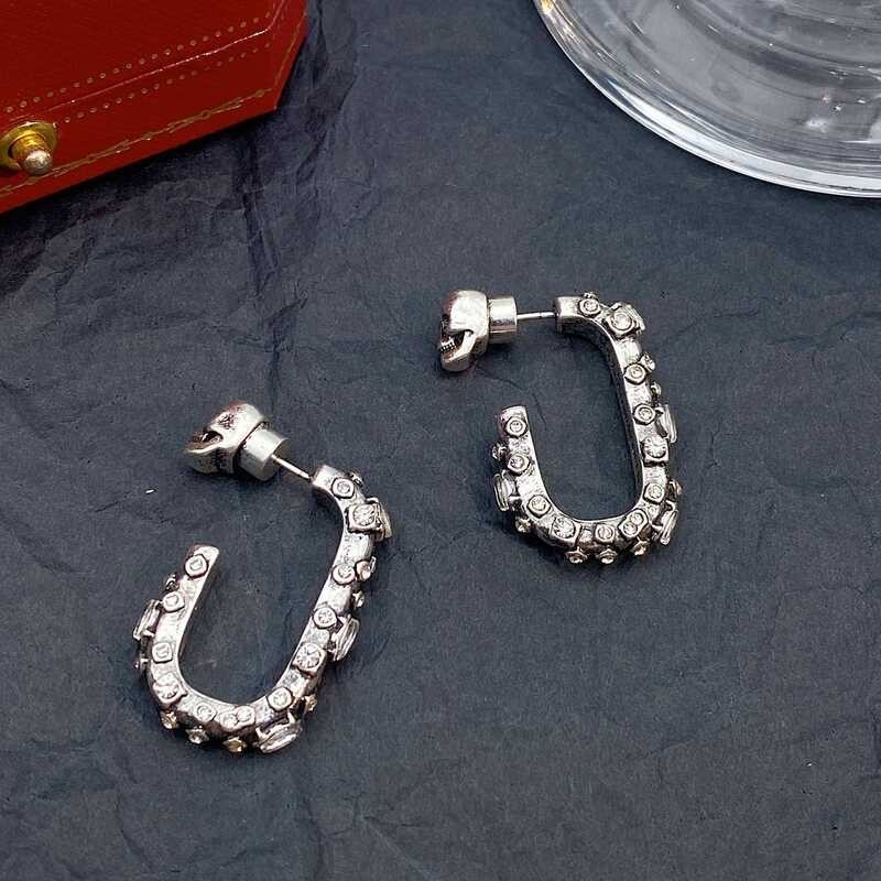 Skull Earrings, Retro Personalized Exaggerated Earrings for Women