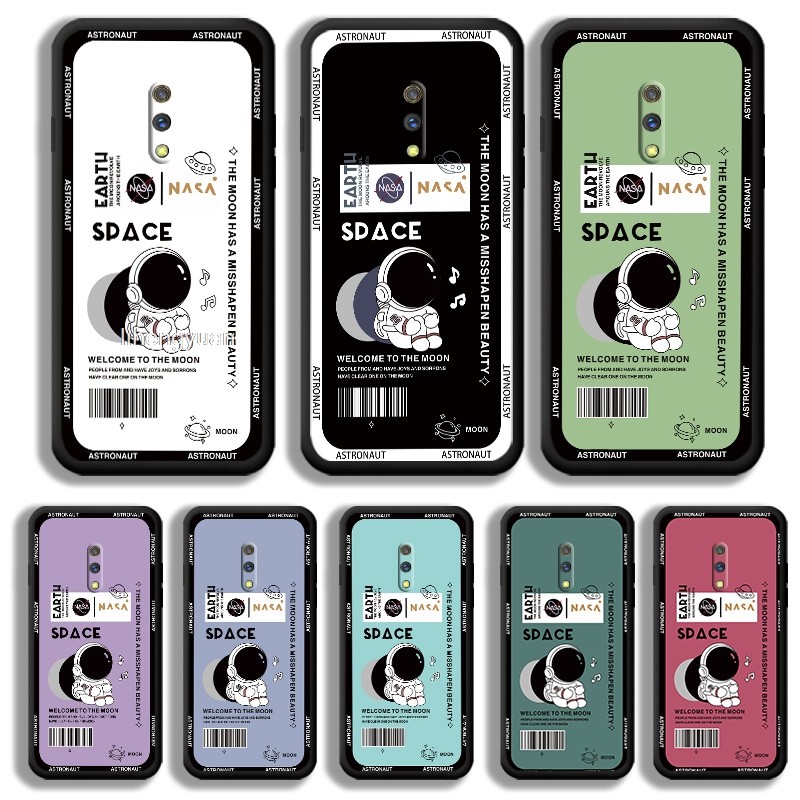 Nasa Astronaut Casing สําหรับ Realme X OPPO K3 เคสโทรศัพท์การ์ตูน Soft TPU Cover Rubber