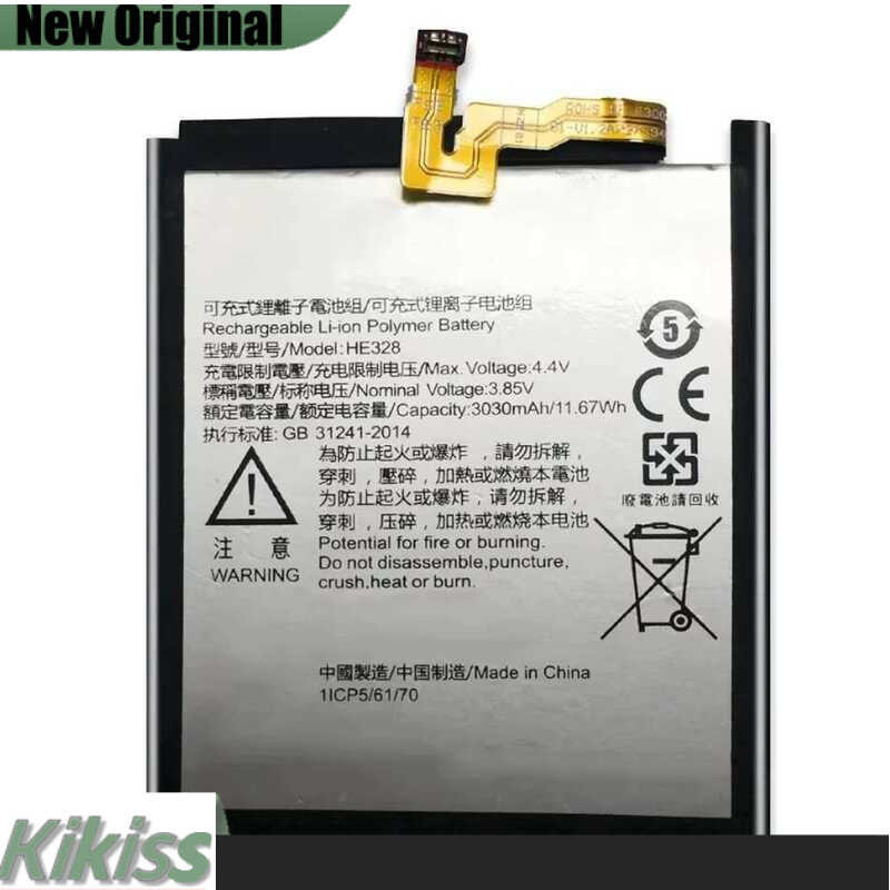 3030mAh Replacement Battery for Nokia 8 Nokia8 TA-1004 N8 H 328, Model HE328