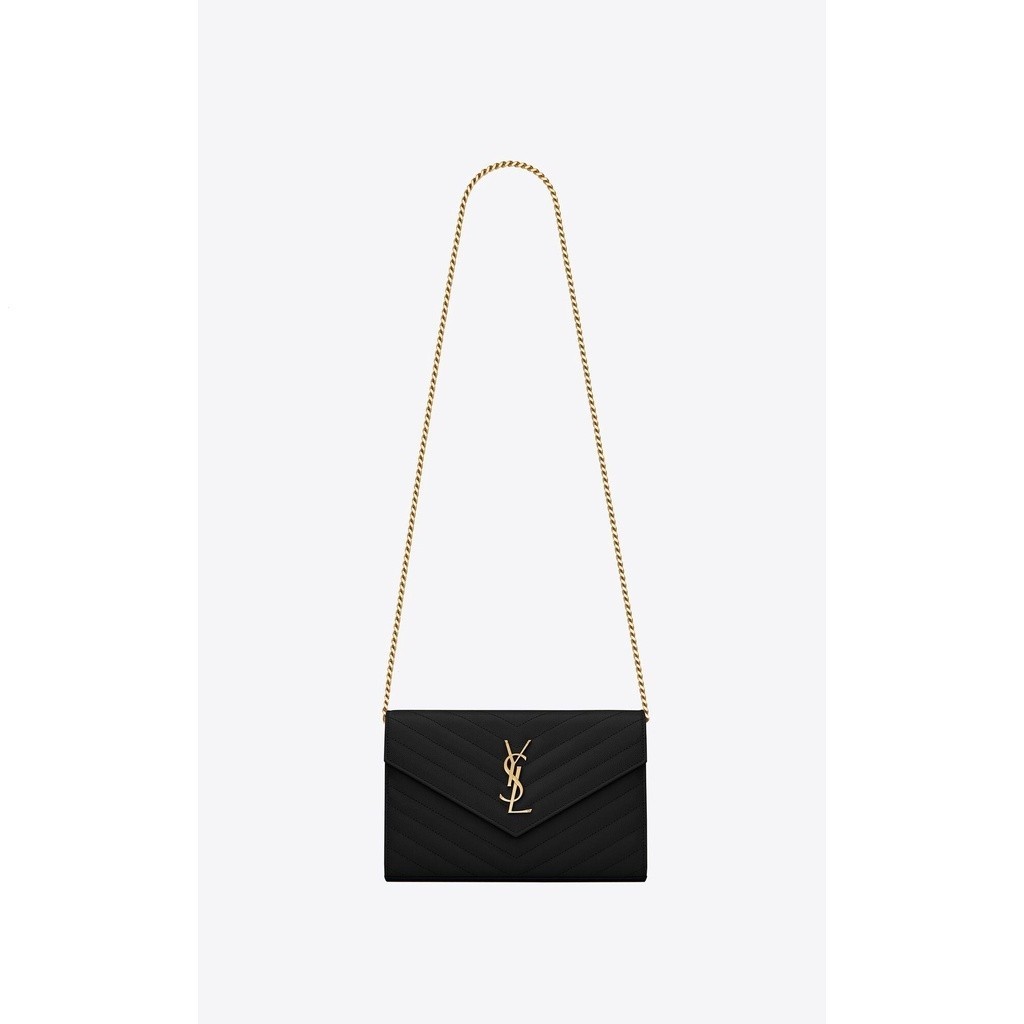 ♞Hot Yves Saint Laurent Wallets กระเป๋าสตางค์ผู้หญิง กระเป๋าสตางค์ใบสั้น แซงต์โลร็องต์ 414404 YSL W