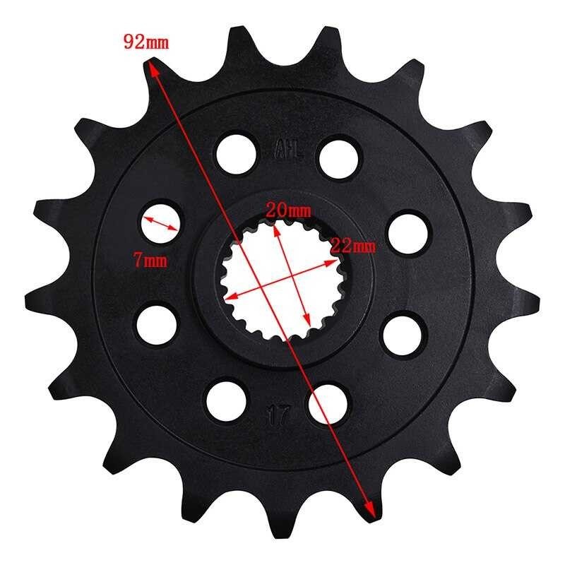 15T “：{}” 16T 17T Motorcycle Front Sprocket Chain For G310gs ABS G310r G310 G 310 GS R 310Gs 20 S  s