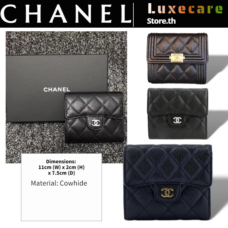 ♞,♘ชาแนลChanel CF Wallet Chanel Wallet สุภาพสตรี/กระเป๋าสตางค์/ที่ใส่บัตร/กระเป๋าเหรียญ