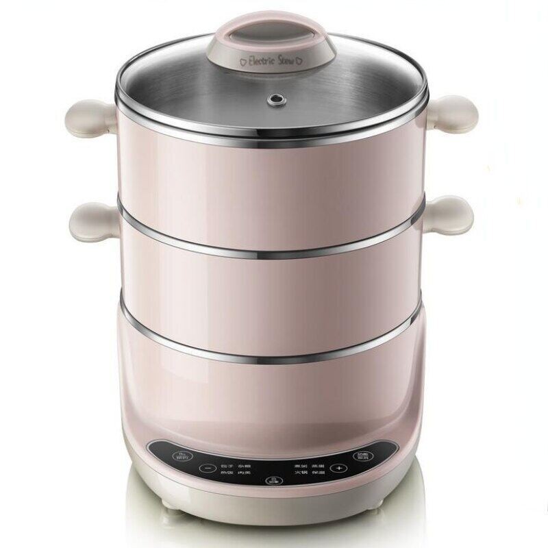 Bear/Household Electric Food Steam Machine Stainless Steel Double Layer Multi functional Egg Cooker DZG-D40A1
