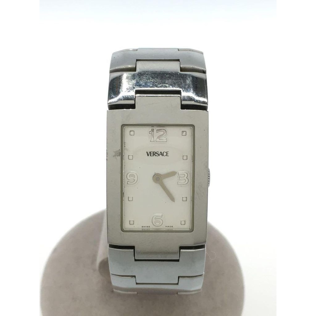 Versace Ace Q R Wrist Watch Silver Women Direct from Japan Secondhand