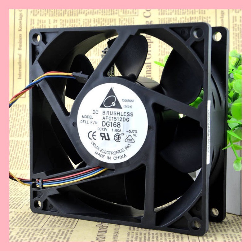 Delta 15050 12V 1.80A AFC1512DG DG168 15 ซม.พัดลมระบายความร้อนปริมาณอากาศสูง 150 * 50