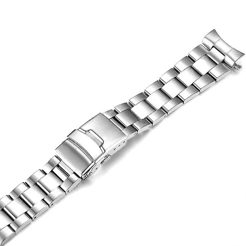 Stainless Steel 22mm Three-Bead Five-Bead Watch Strap for SKX009 SKX007 SKX011 SKX173